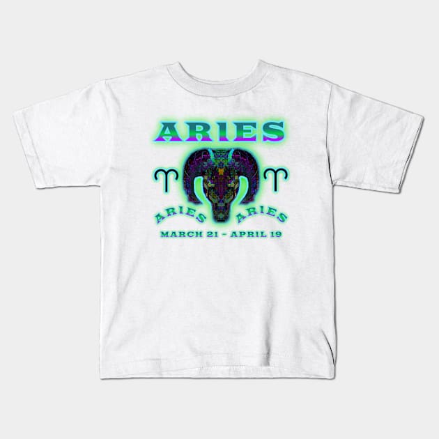 Aries 4a Mulberry Kids T-Shirt by Boogie 72